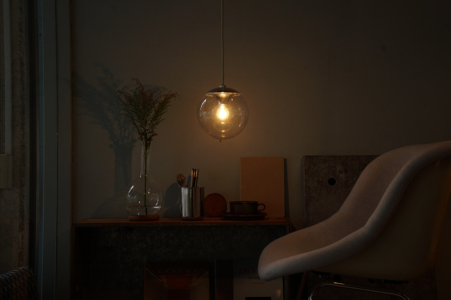 ナショナル ガラスボール ペンダントライト レトロ 照明/National