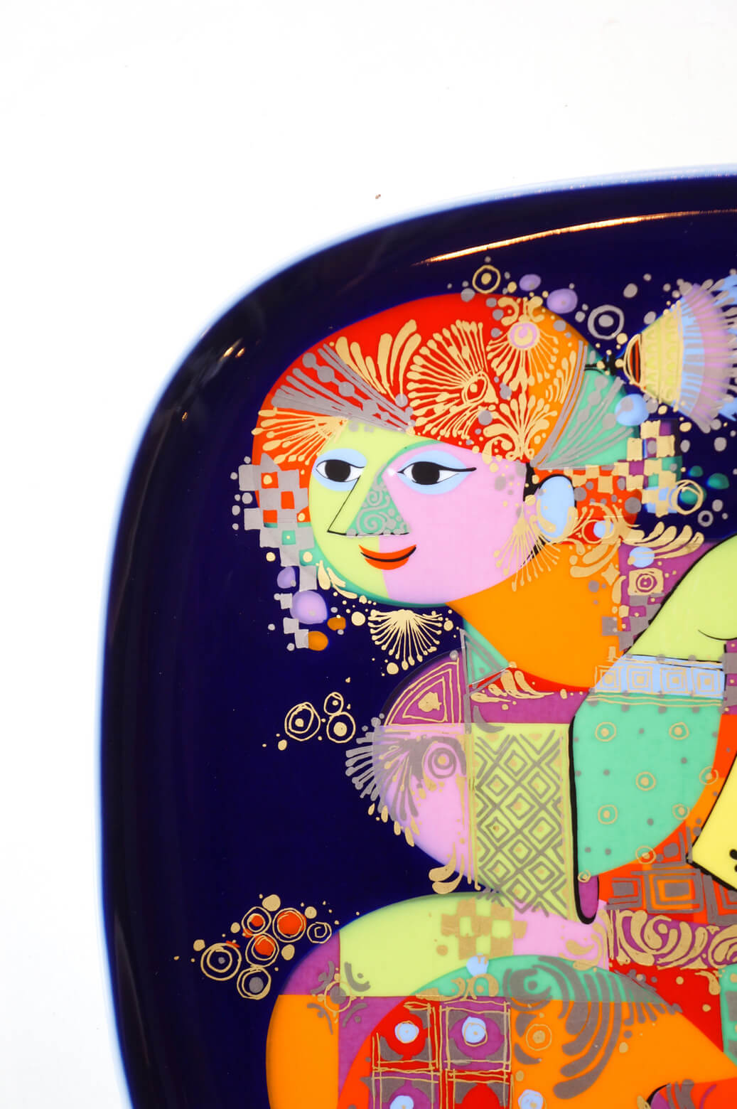 ビョルン・ヴィンブラッド 絵皿 飾り皿 大皿 置物 壁掛け レトロ