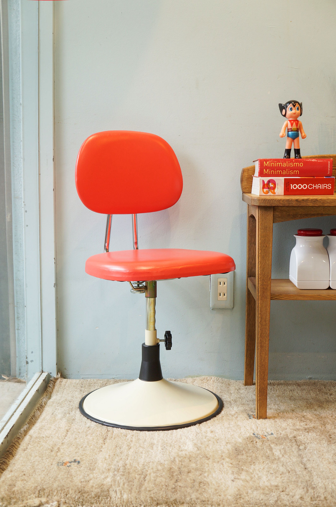 ジャパンヴィンテージ デスクチェア 学習椅子 子供椅子 昭和レトロ