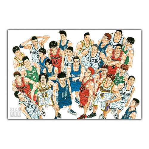 ジャンプ展 スラムダンク パズル 完成品 額縁付きSLAM DUNK