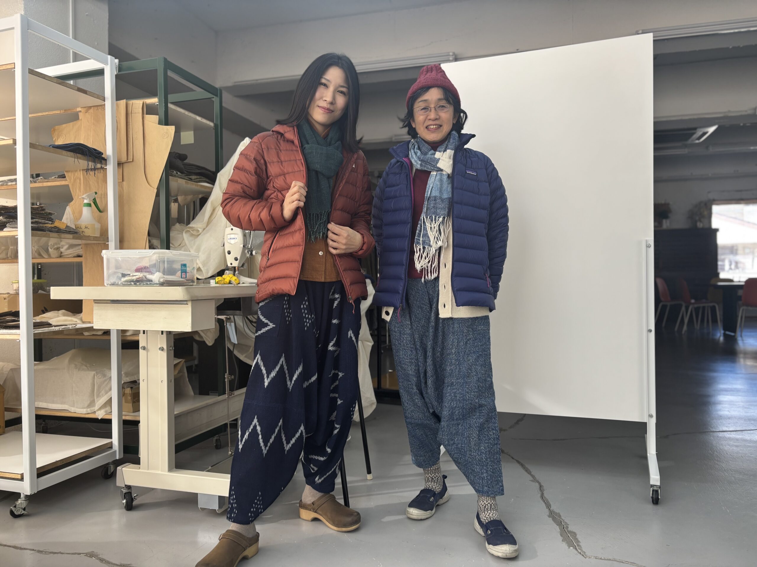 うさとの服 ワイドパンツ ガウチョパンツusaato うさとの服 藍染め パンツ