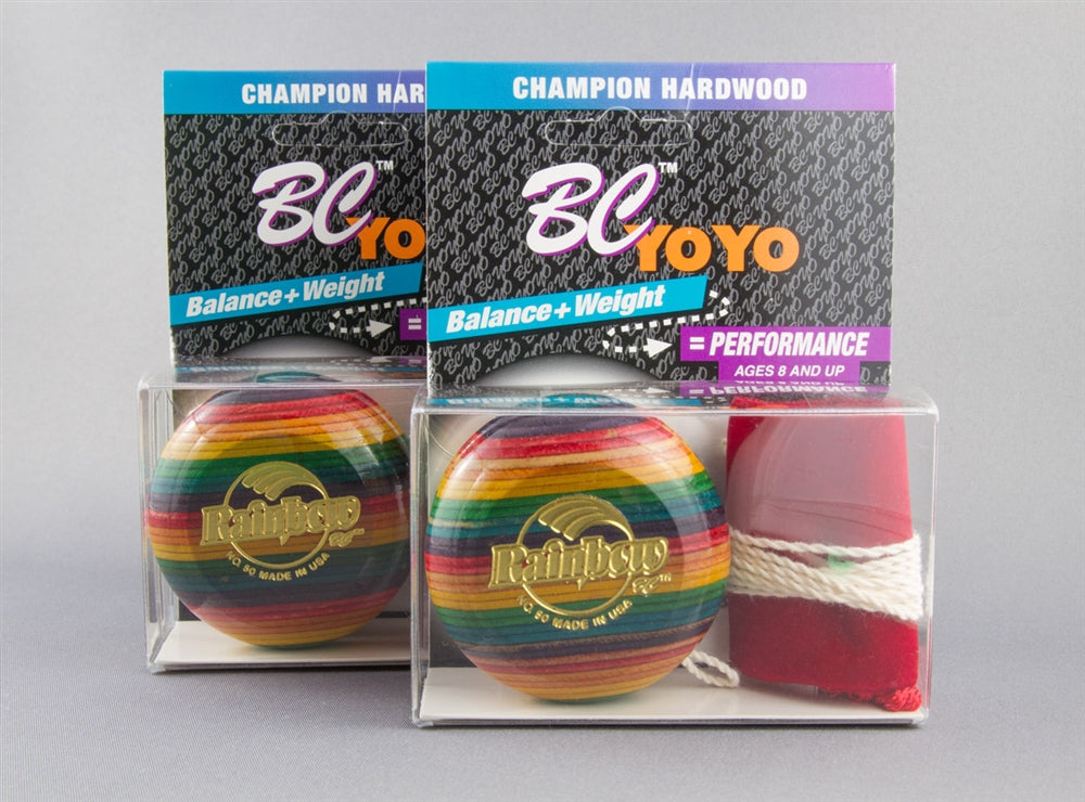 BC YoYo レインボーヨーヨー 希少 木製 BC YoYo レインボーヨーヨー