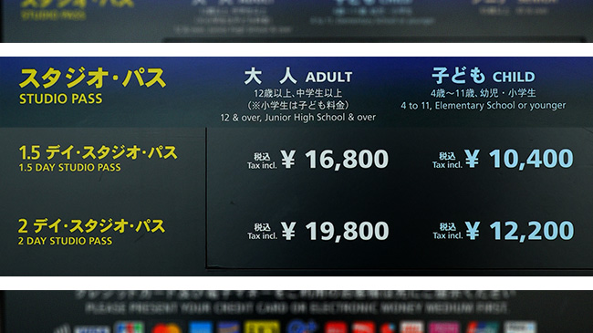 ユニバーサルスタジオジャパン1日入場券大人2枚
