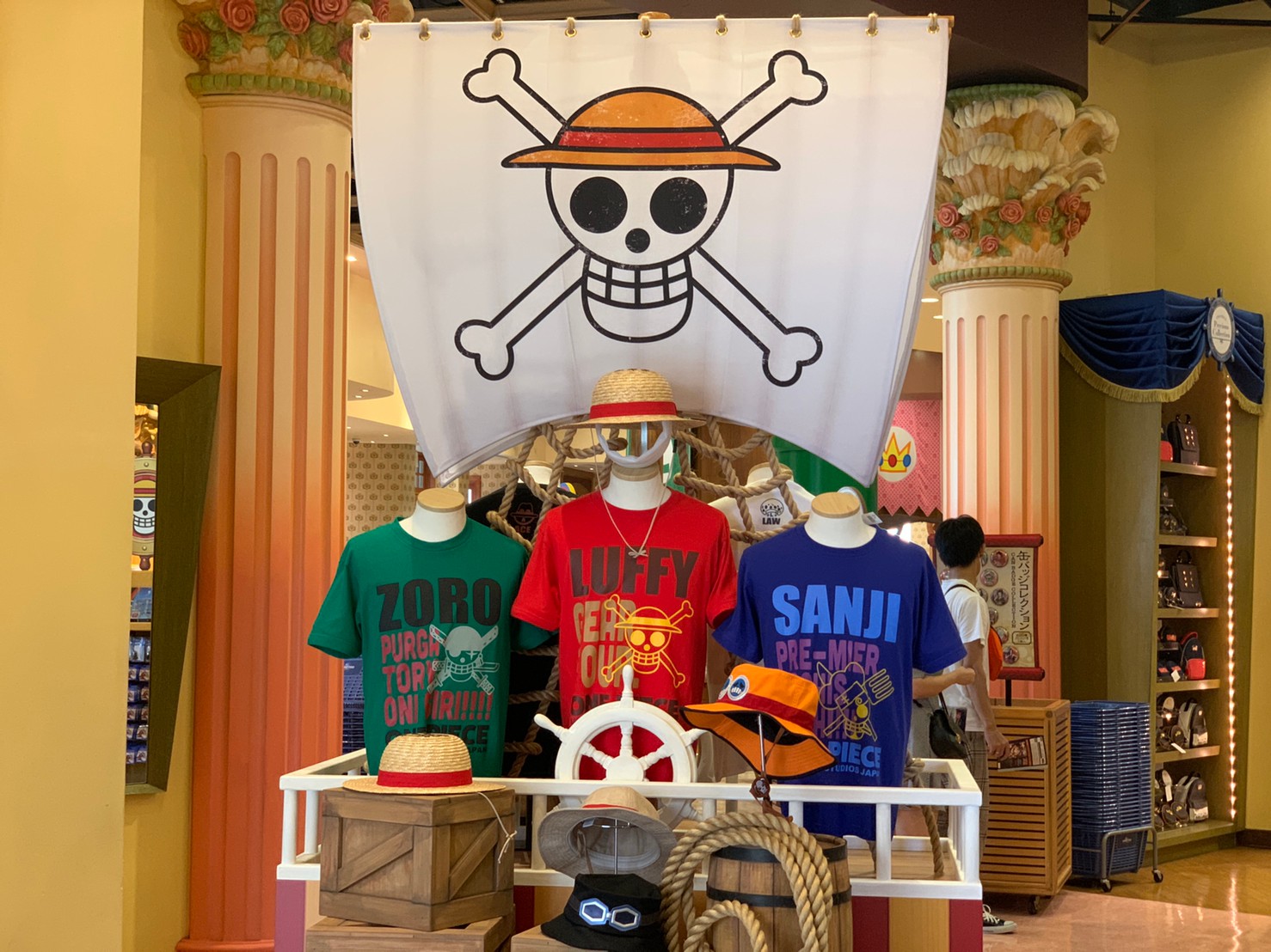 ONE PIECE USJ ユニバ 鞄 ロー ゾロ サンジ サンレス ルフィ ONE PIECE