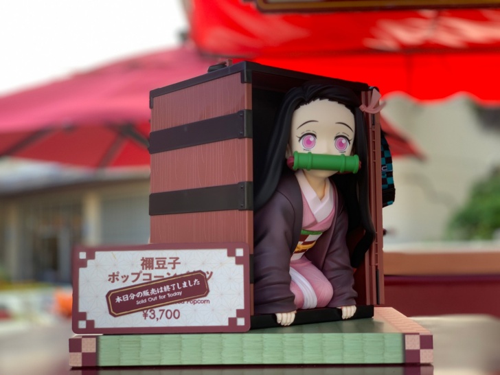 鬼滅の刃 竈門禰豆子 USJポップコーンバケツ ＆ 定期購読者限定 T