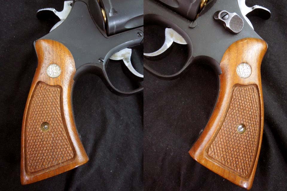 S&W社 純正 Nフレーム 木製グリップ S&W実物純正Nフレームサービス