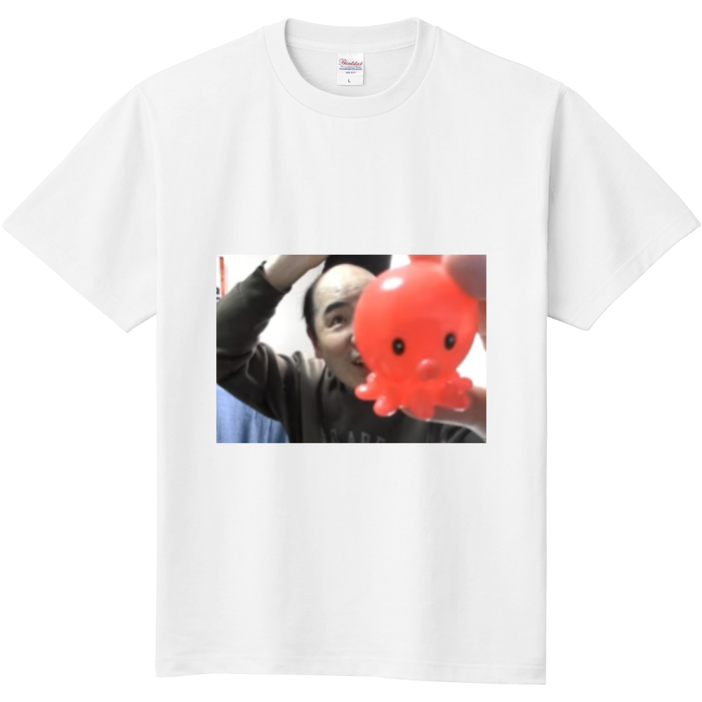 粗品 ハゲタコエビフライTシャツ 白 Mサイズ 粗品 ハゲタコエビフライT