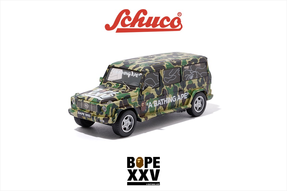 A BATHING APE® × SCHUCO】G550L BAPE XXVが5月18日（土）に発売予定