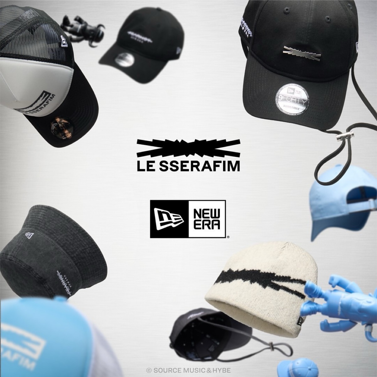 LE SSERAFIM × New Era コラボコレクションが国内6月29日に発売 | UP