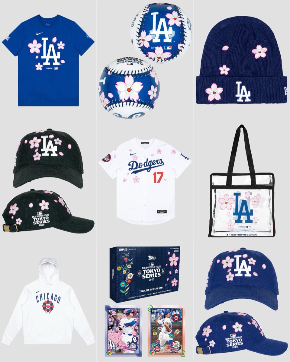 NIKE ドジャース MLB TOKYO SERIES 村上隆 ロンT NIKE ドジャース MLB