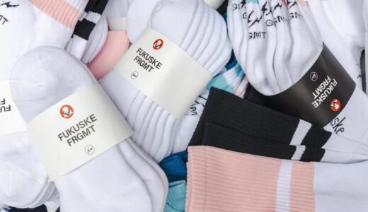 レッグウェア fragment FRGMT FUKUSKE Socks Black Blue フラグメント