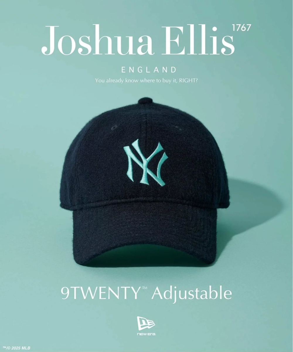 New Era® x JOURNAL STANDARD カシミヤ素材の『9TWENTY Joshua Ellis