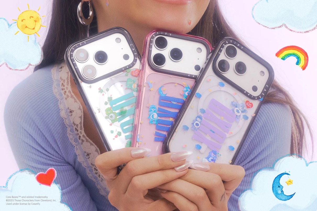 CASETiFY x ケアベア コラボテックアクセが国内11月17日より発売 | UP