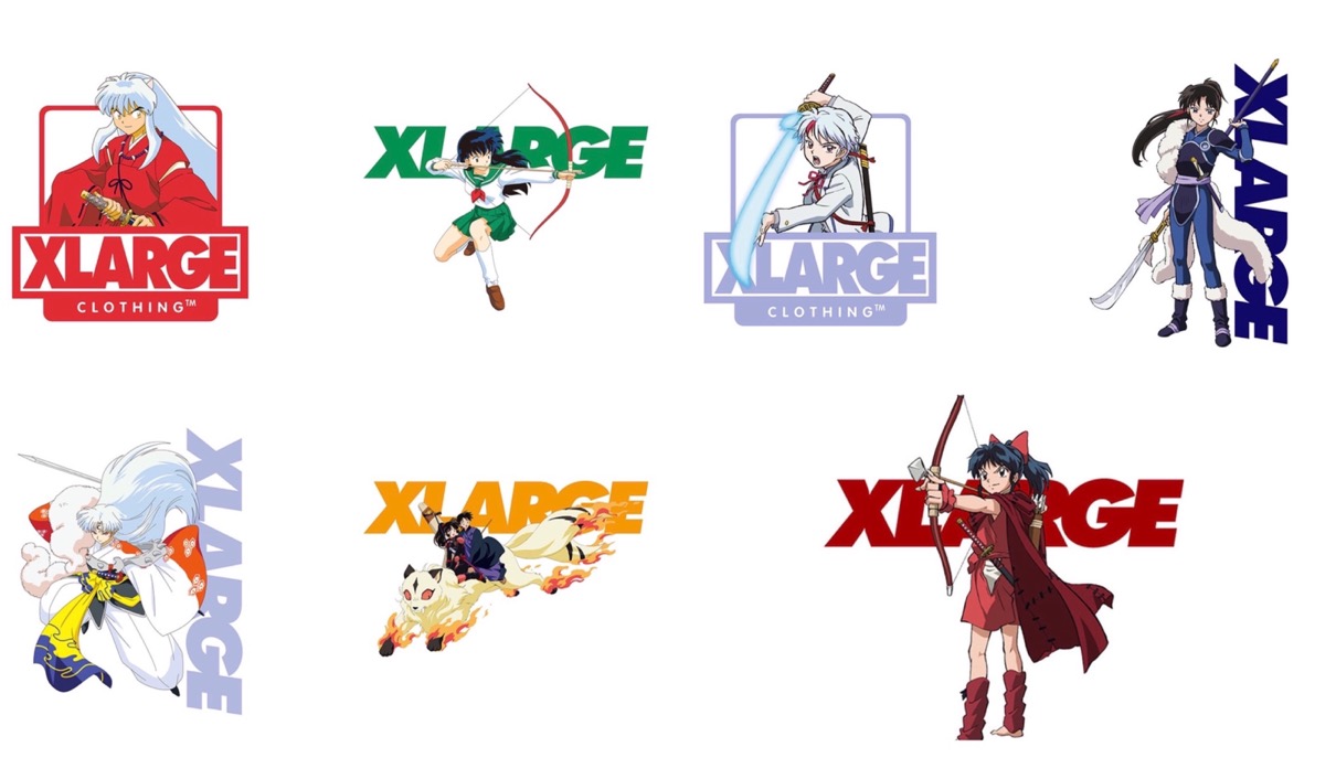 XLARGE®︎ × 犬夜叉＆半妖の夜叉姫】コラボコレクションが国内5月15日