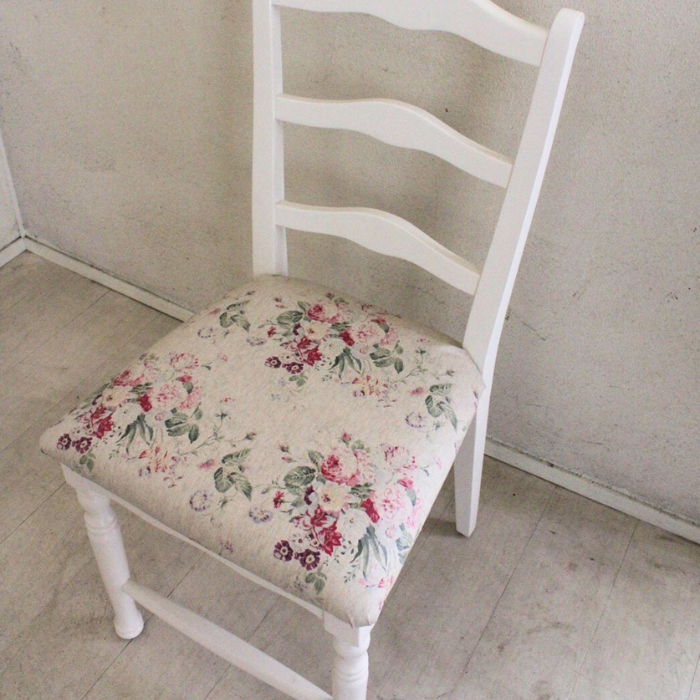 学習椅子 リリーホワイトCocoブランクチェア