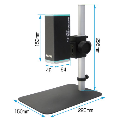 4K対応マイクロスコープ UM22（遠距離対応実体顕微鏡） 測定器の専門