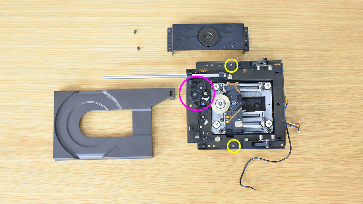 SANSUI CD-α99 CDプレイヤー トレーベルト新品交換済み！ SANSUI CD