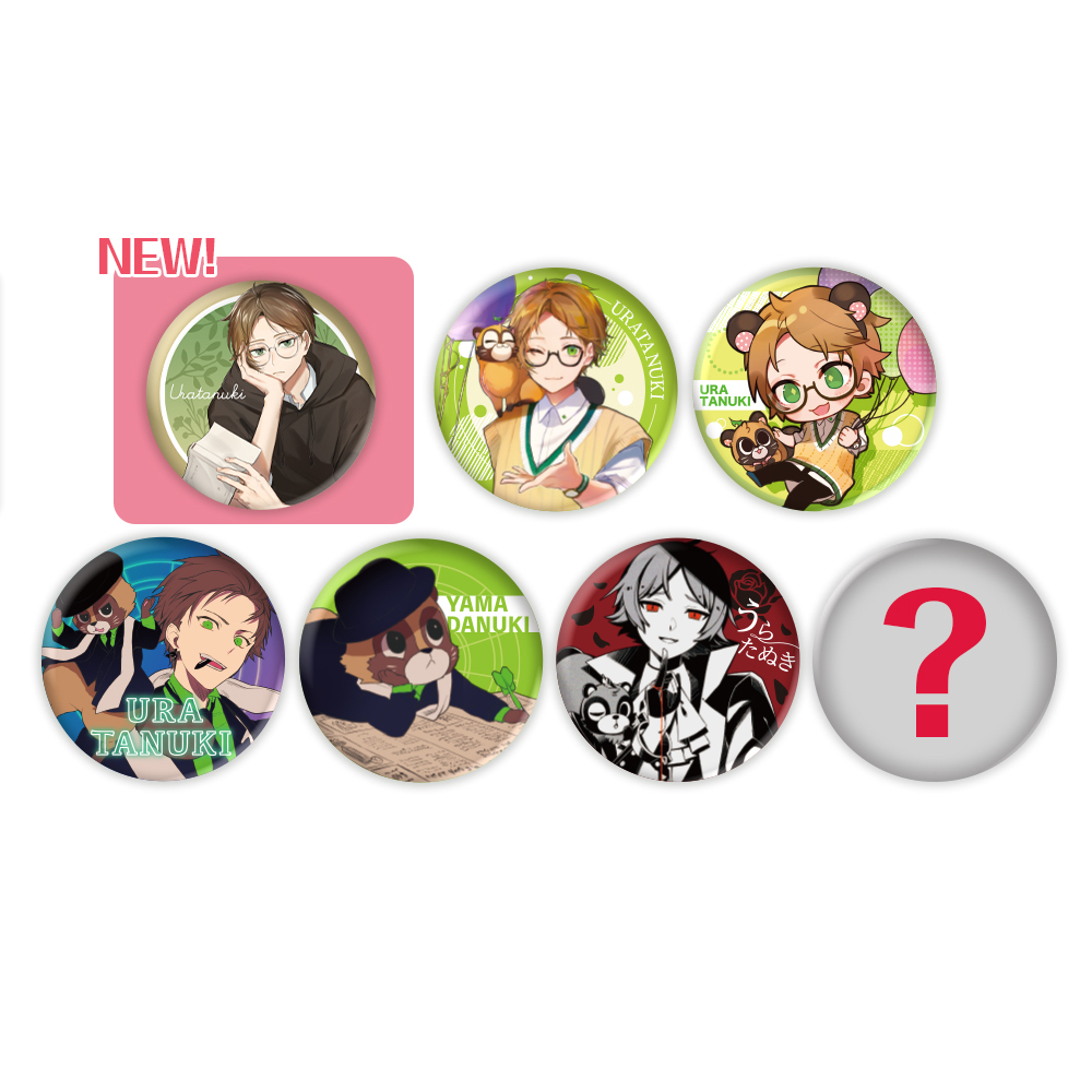 うらたぬき 缶バッジ