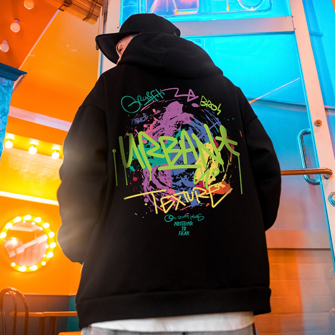 ヒップホップグラフィティストリートパーカー U1457 – URBAN GROW