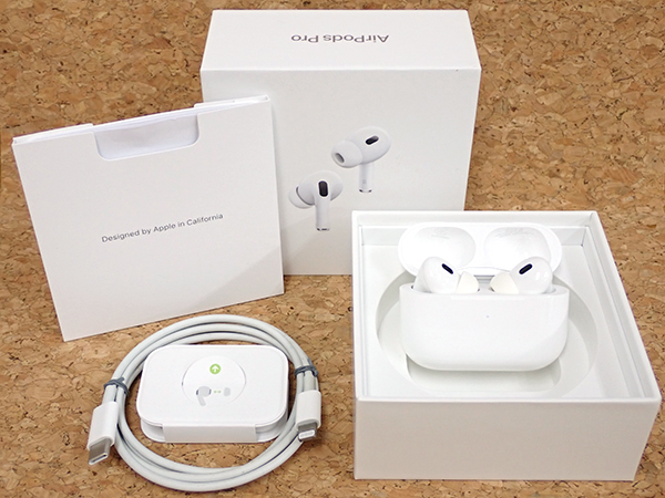 中古 良品】Apple 純正 AirPods Pro 第2世代 MQD83J/A 本体 付属完品