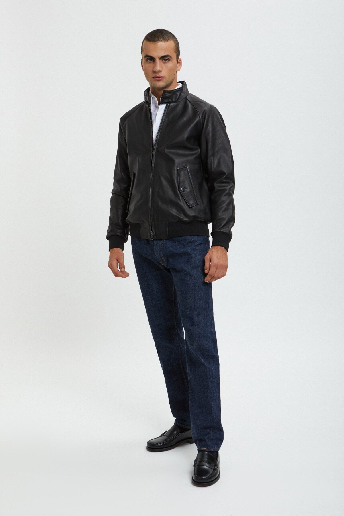 G9 Leather Black | Baracuta