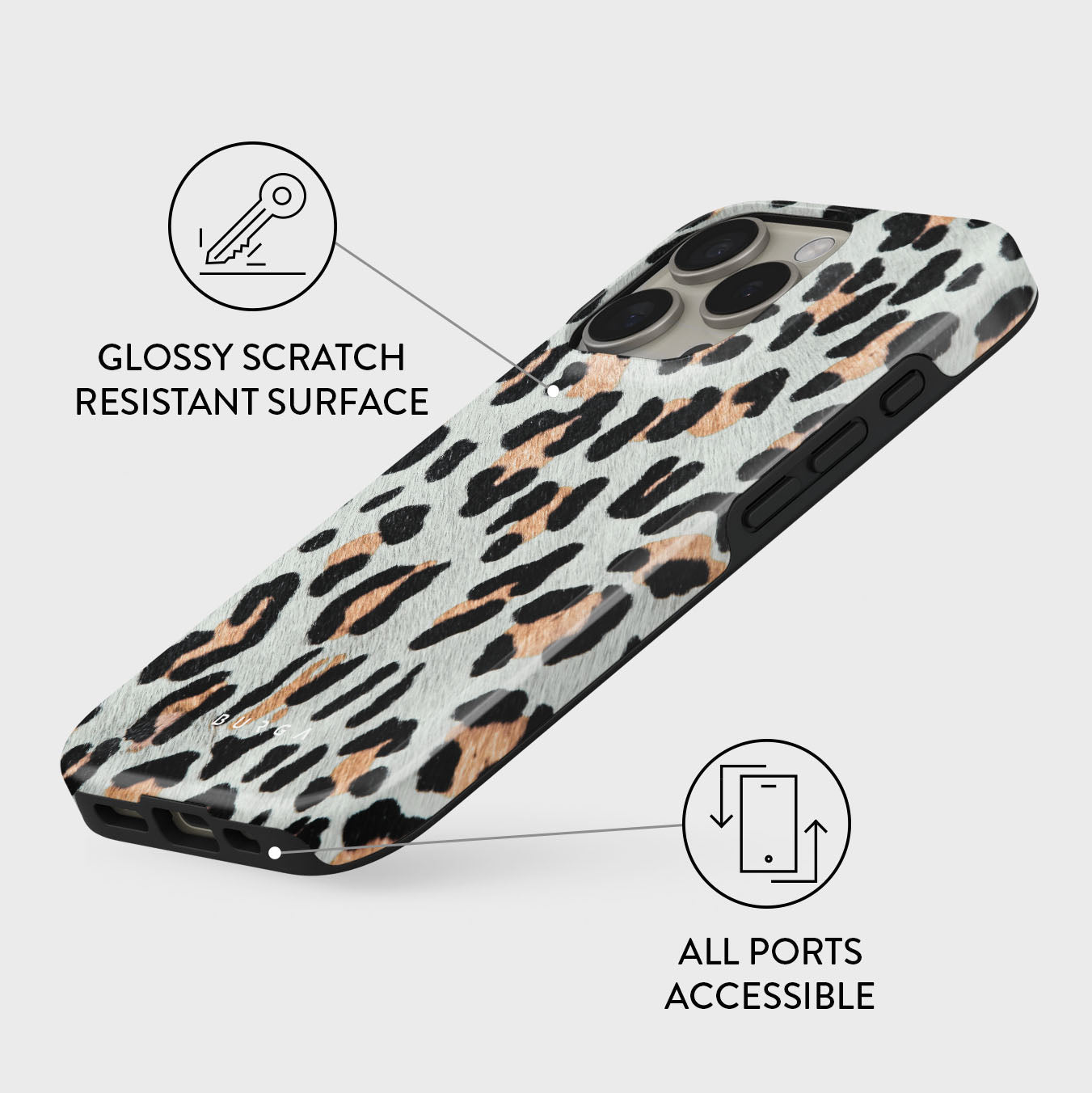 Baby Leo - Leopard iPhone 16 Pro Max Case | BURGA
