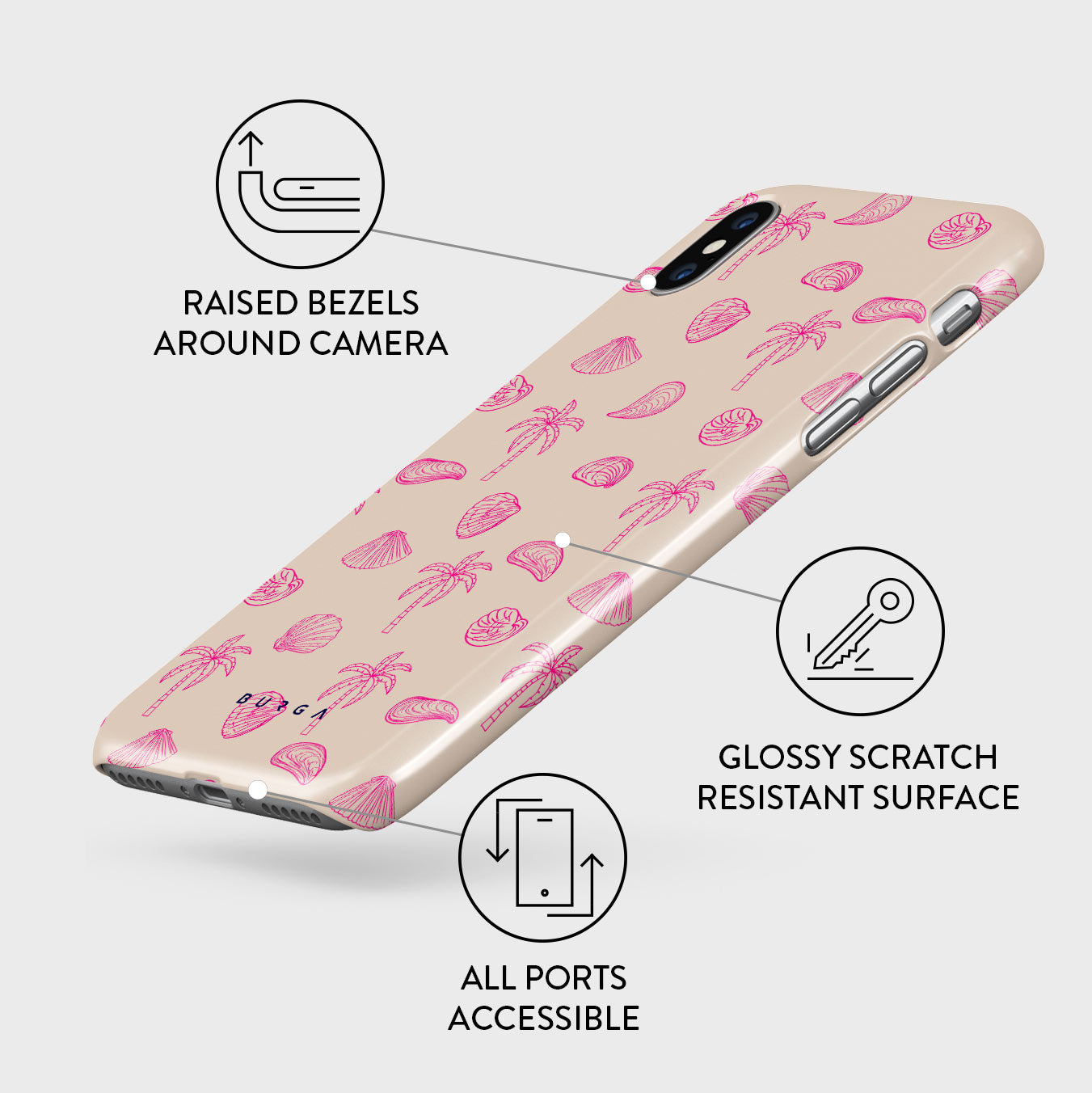 Beach Please - iPhone X / XS Case | BURGA