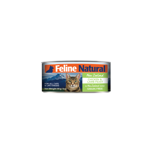 Chicken & Lamb Feast Canned Cat Food – Feline Natural USA