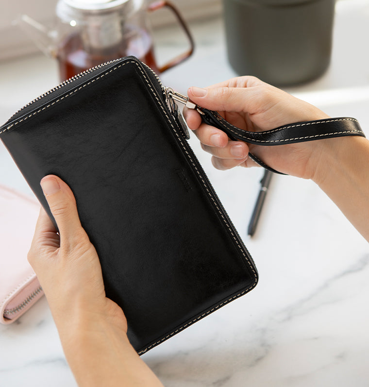 Malden Leather Organizer - Personal Compact Zip | Filofax – Filofax US