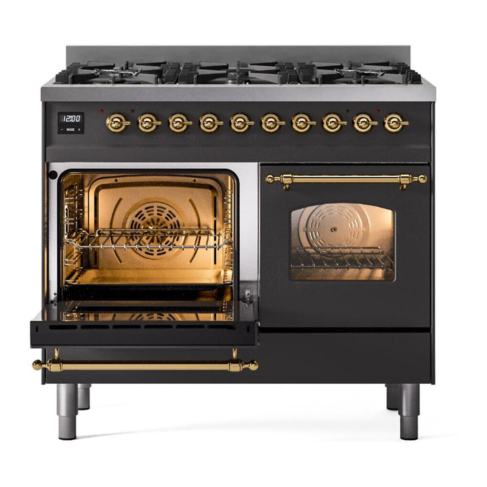 ILVE UPD406NMPMGG Nostalgie II 40 inch Dual Fuel Range with 6