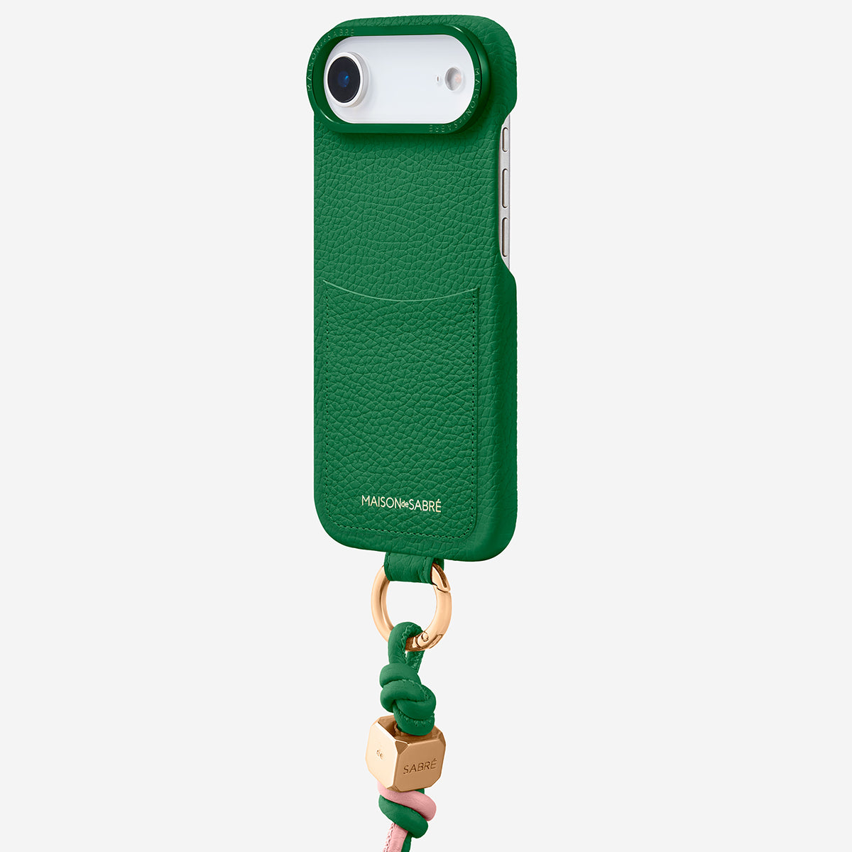 The Wristlet Phone Case iPhone 17 Air - Emerald Green – MAISON de