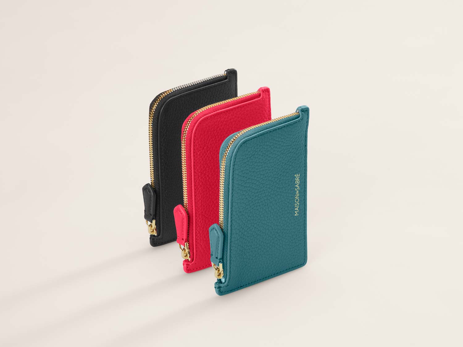 The Zip Card Holder - Shibuya Fuchsia – MAISON de SABRÉ