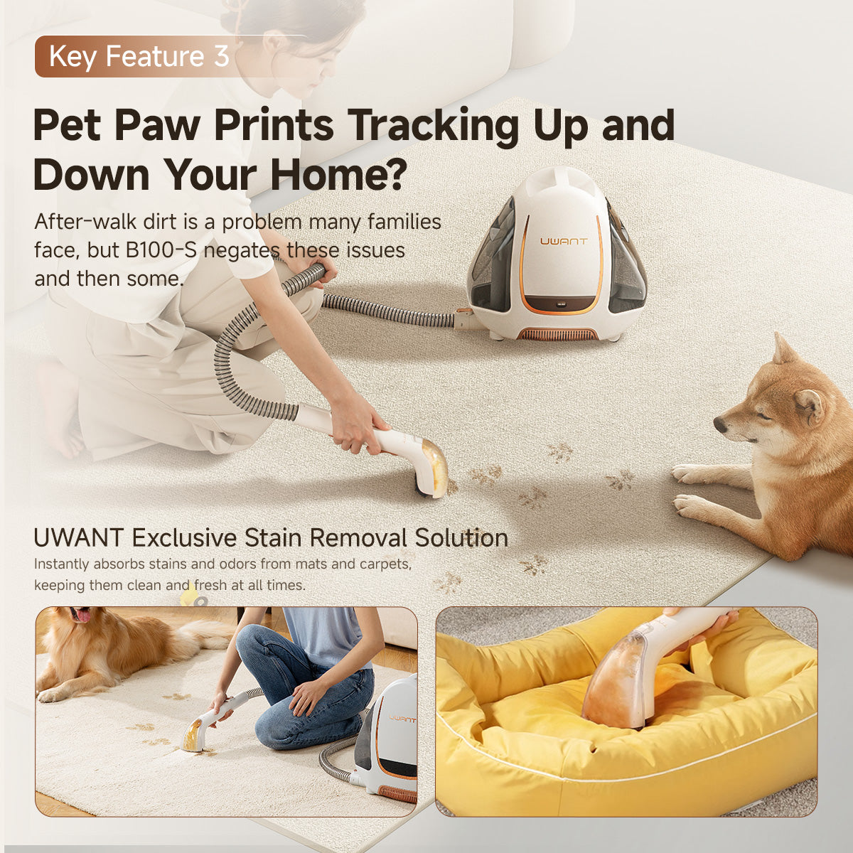 UWANT B100-S Spot Cleaner – UWANT