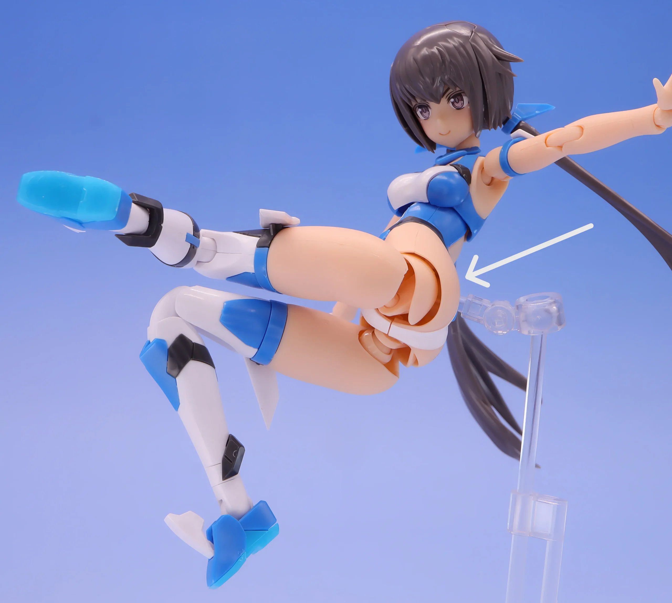 フレームアームズ・ガール スティレット Swimsuit (ブルーインパルス