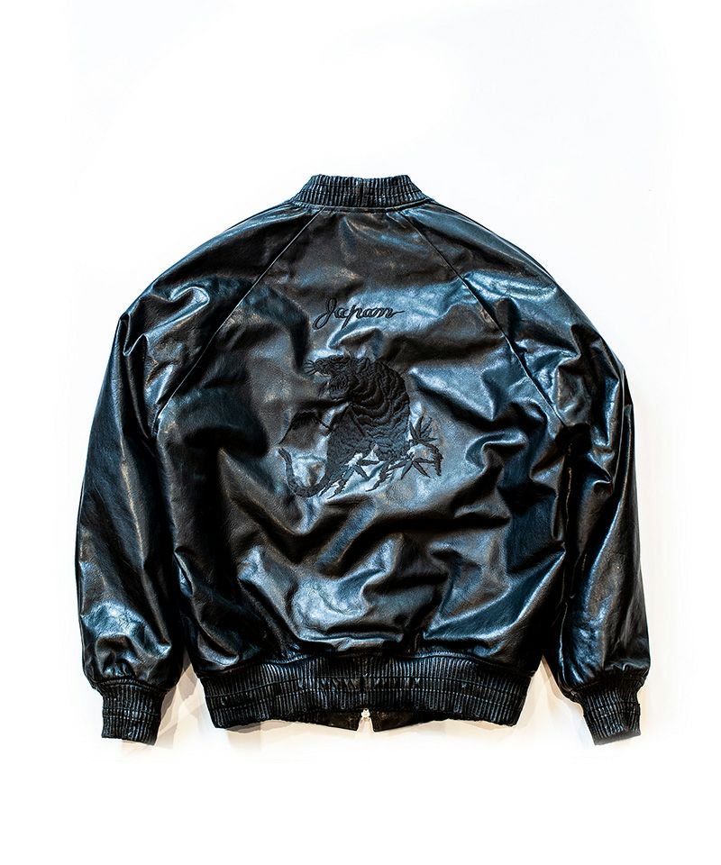 予約商品2022aw] SEVESKIG/セブシグ/ Japan Cow Leather Ska-Jacket