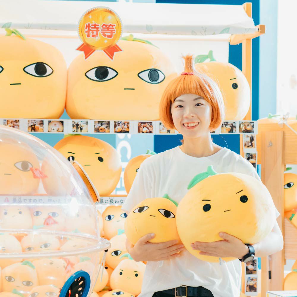 ハズレなし島ビスケぬいぐるみくじ※顔はリバーシブルとなっております