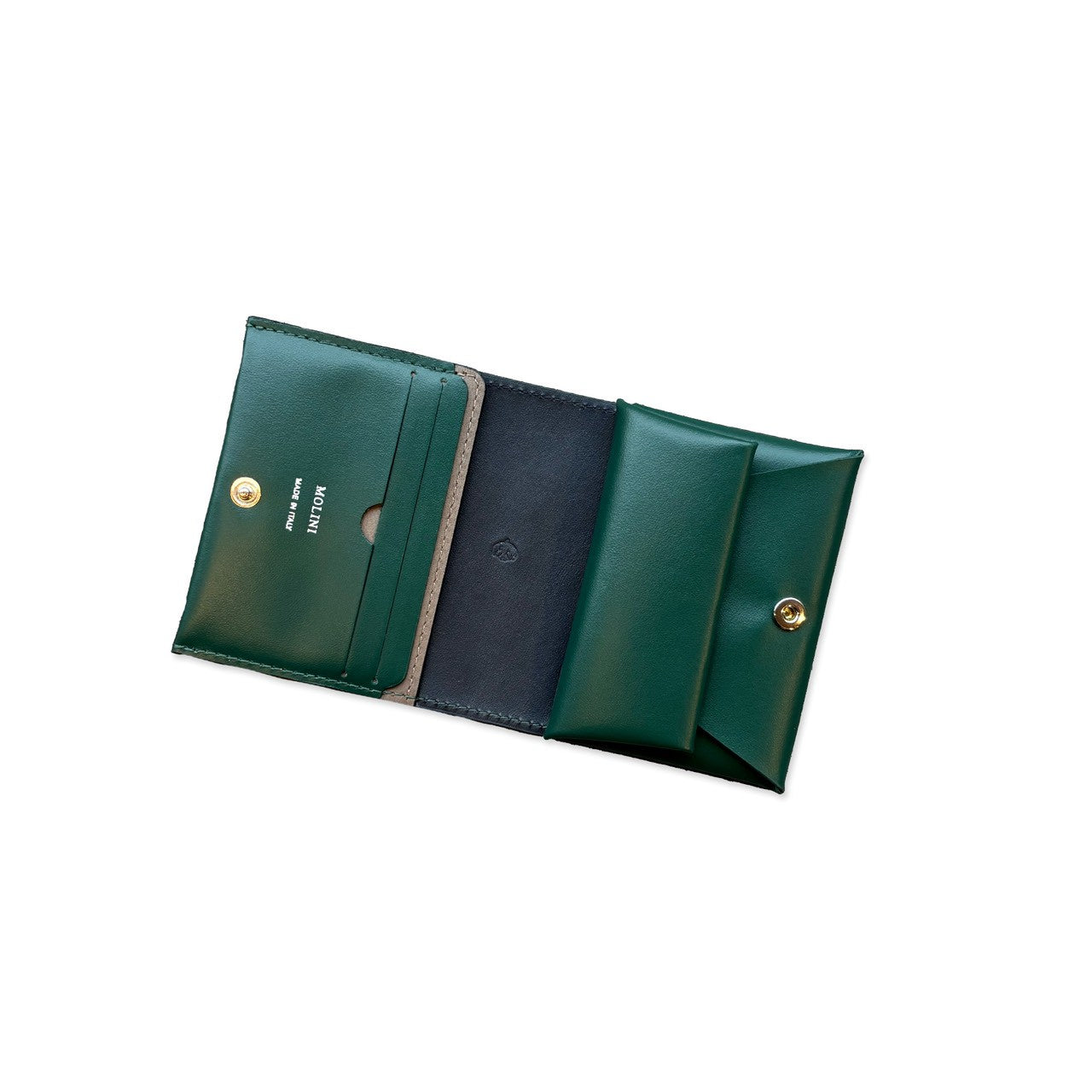 Exclusive Bifold Compact Wallet smooth / NAVY – VAKT.
