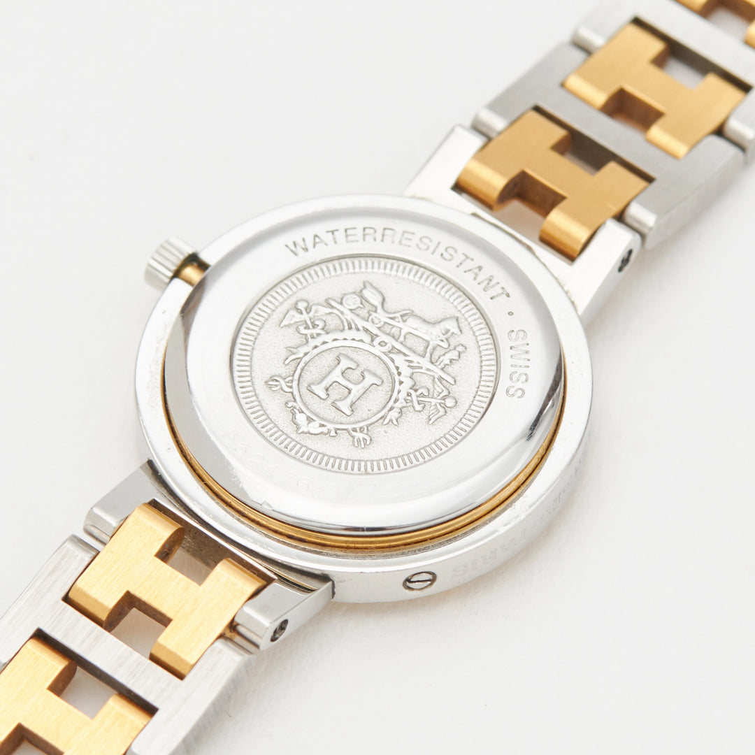 HERMES/エルメス】クリッパー レディース時計 シルバー×ゴールド