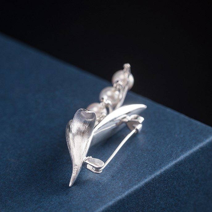 鈴蘭のブローチ すずらん シルバー C003 | オリジナルアクセサリー