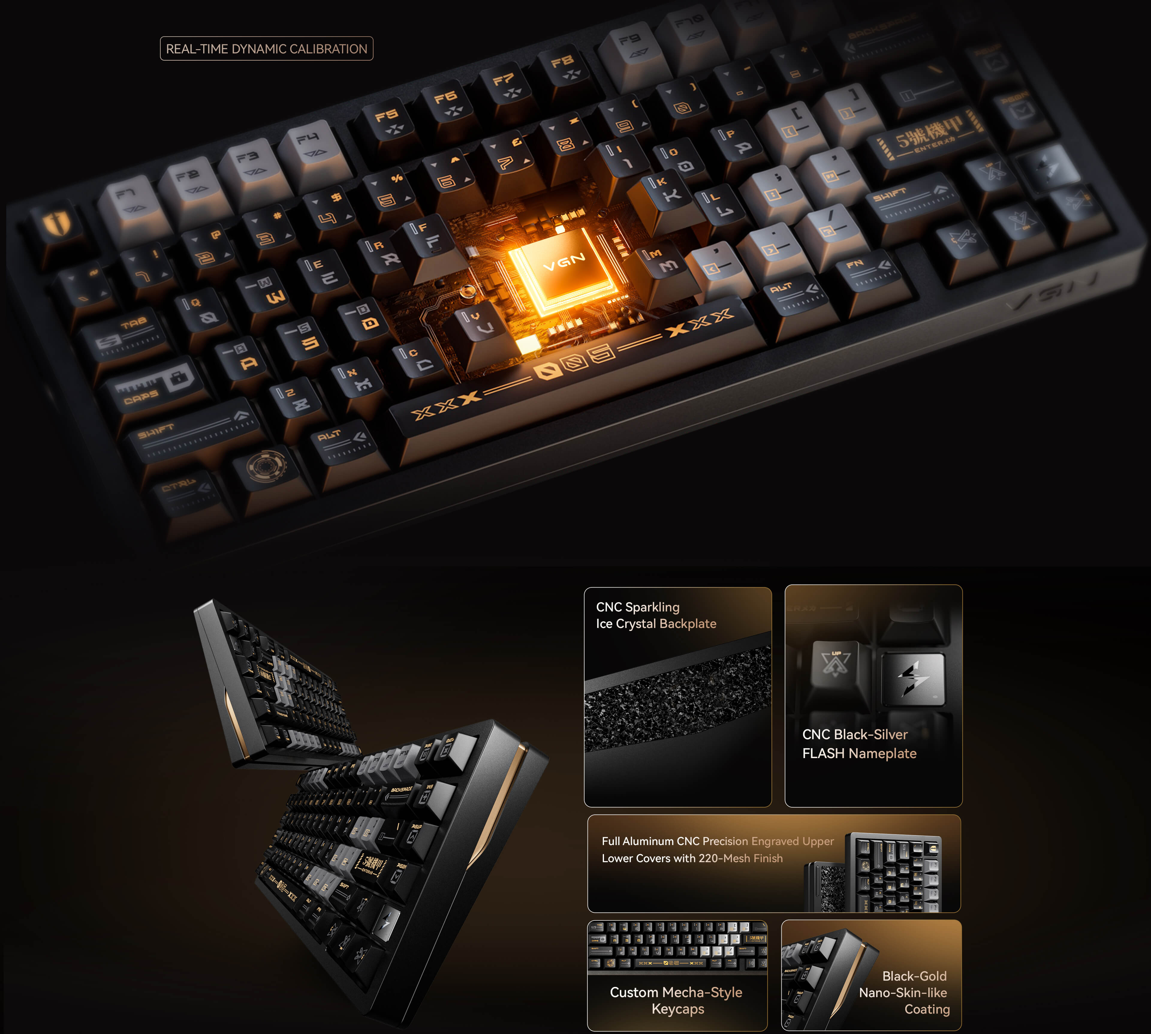 VGN - Flash 75HE Aluminum Magnetic Switch Mechanical Keyboard