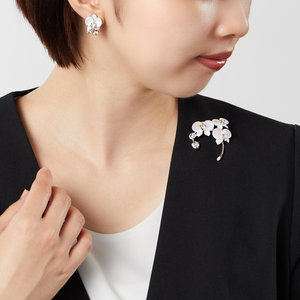 VBMV3673__MP 胡蝶蘭 ブローチ｜ブローチ｜ヴァンドームブティック