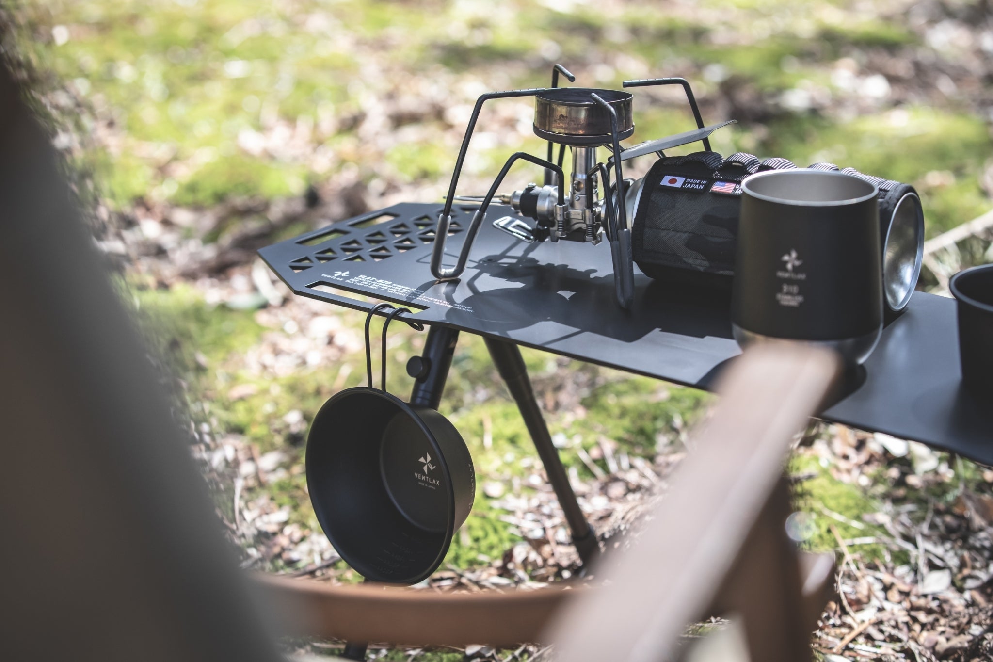 ソマビト 焚き火サイドスタンド サイドテーブル ケース付き somabito