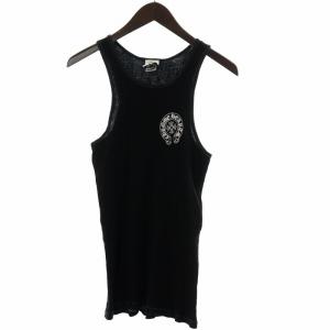 CHROME HEARTSクロムハーツプリントタンクトップMブラック黒