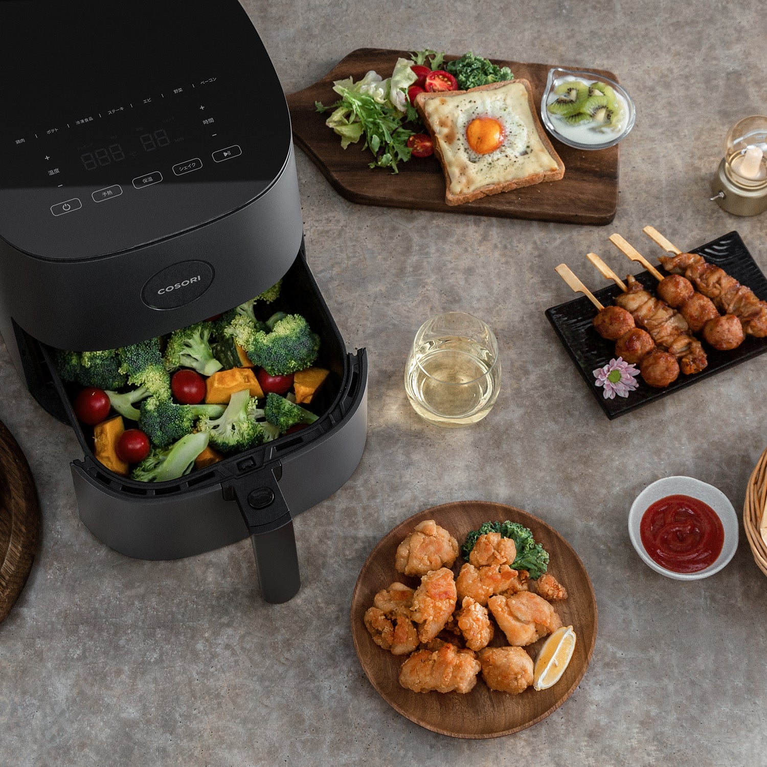 新品】COSORI エアフライヤー 4.7リットル CAF-L501-KJP COSORI PRO LE