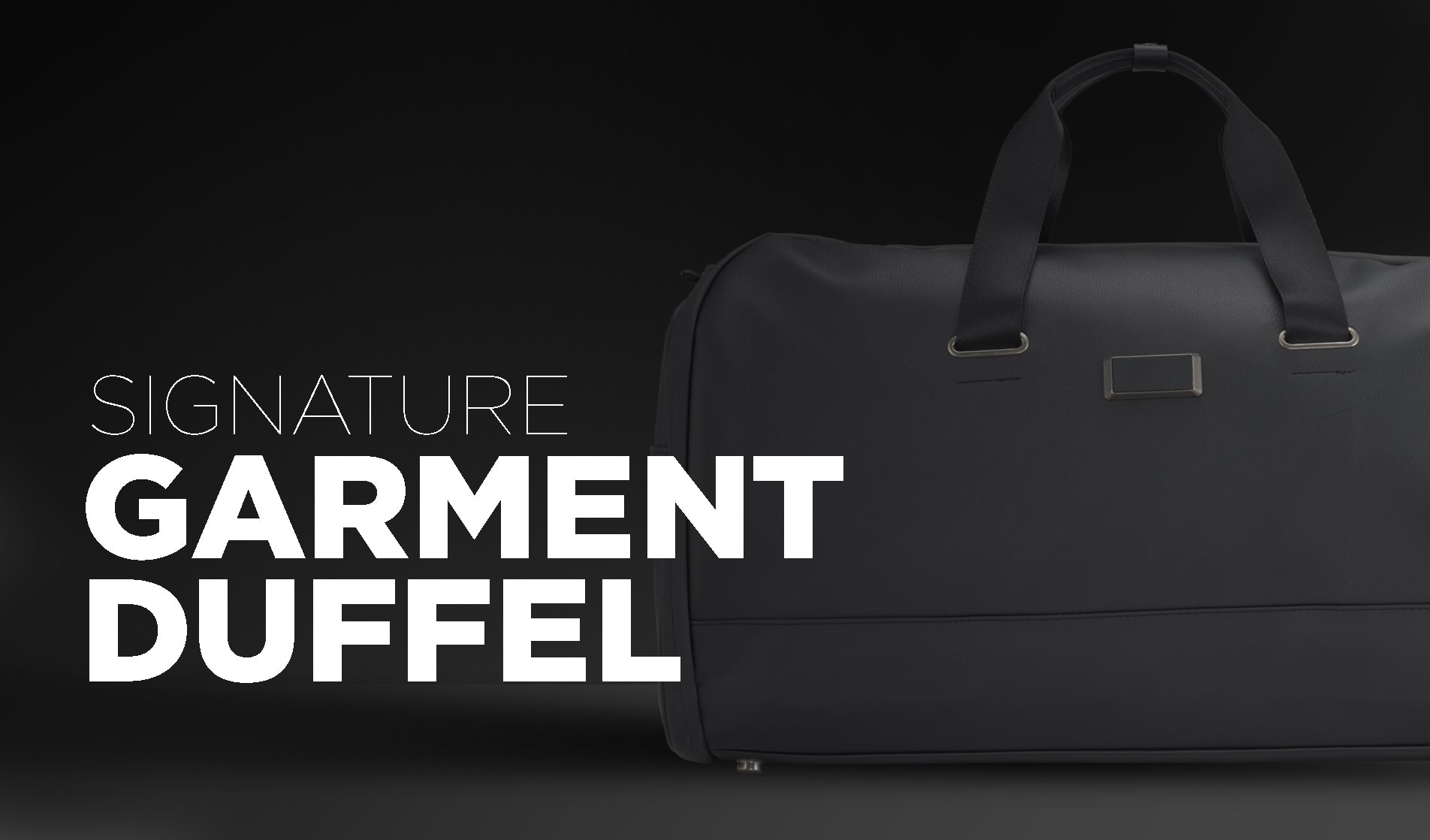 Signature Garment Duffel Bag | Leather Garment Duffel Bag | VESSEL