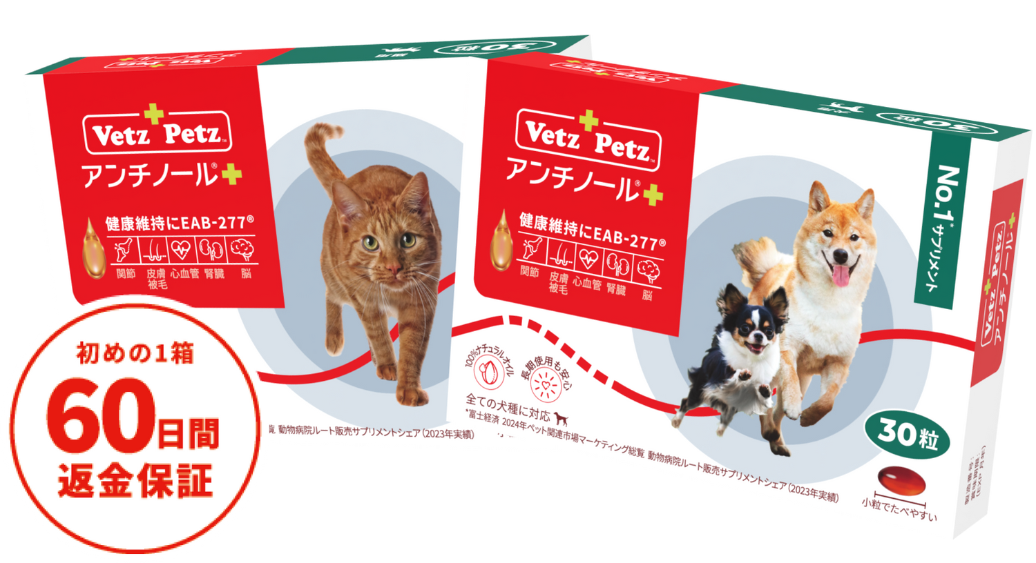 60日返金保証 – ベッツペッツ公式サイト