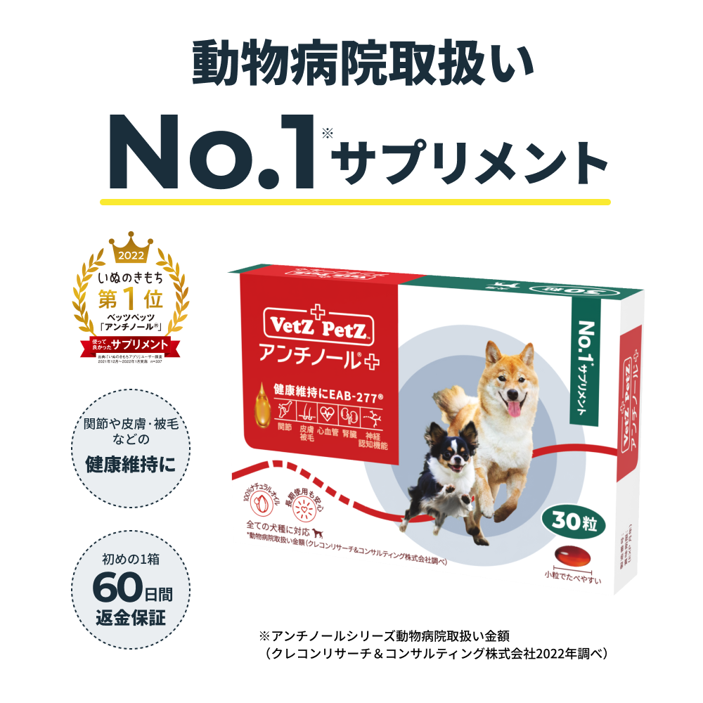 Vetz Petz アンチノール 90粒×6箱 Vetz Petz アンチノールプラス 90粒