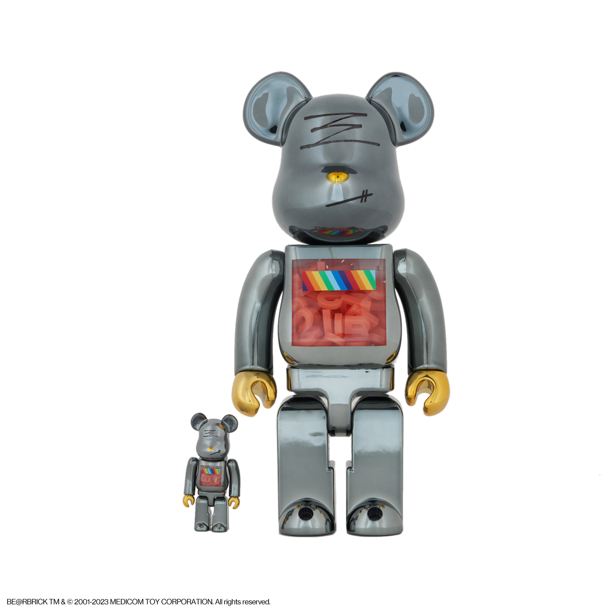 ベアブリック BE@RBRICK×EXILE 20th 100% & 400%