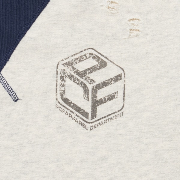 BICOLOR VINTAGE HOODIE | P.C.F APPAREL DEPARTMENT | VERTICAL