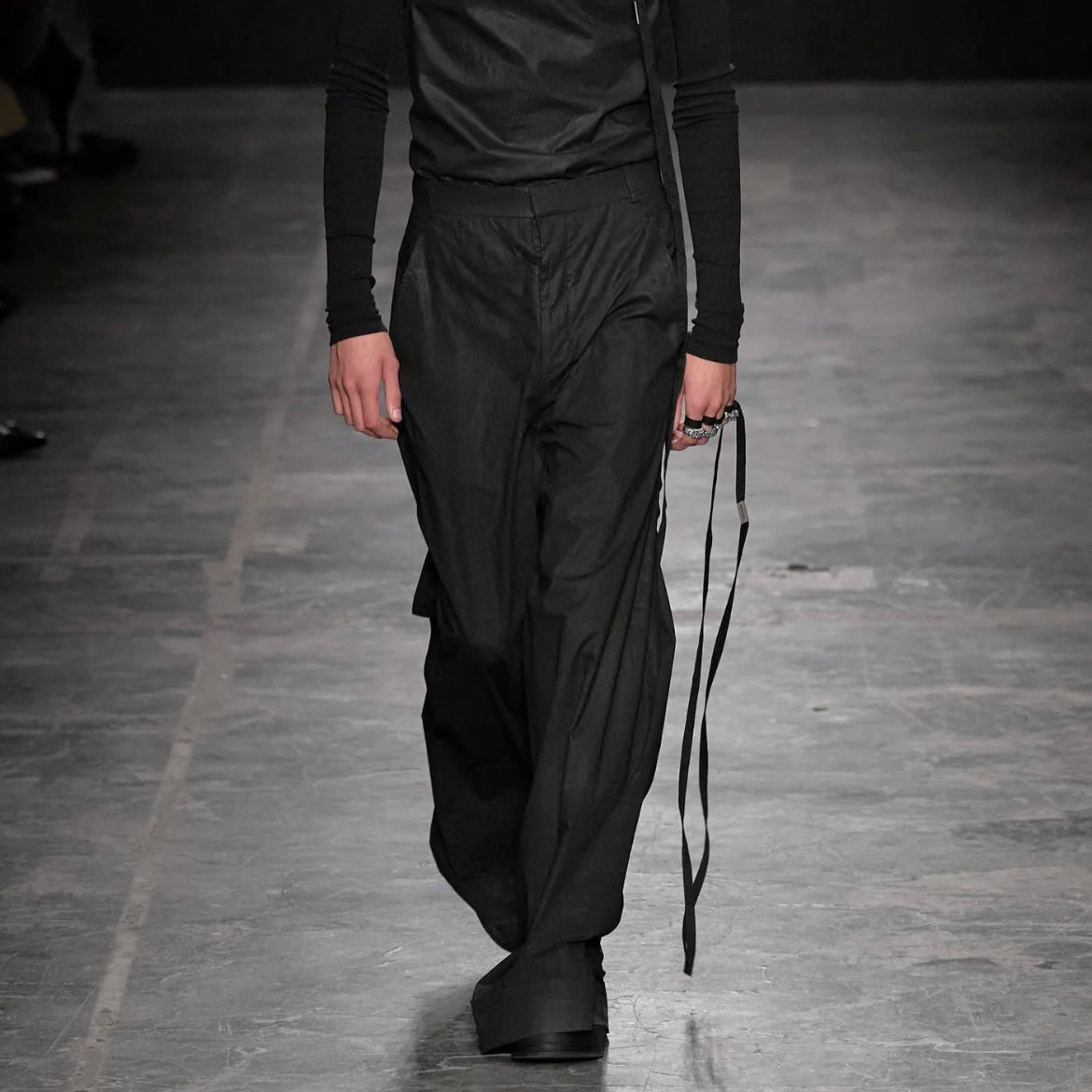 Ann Demeulemeester Waxed Bonne Sample Trousers - SS23 – Vertical Rags